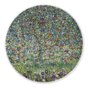 The Apple Tree (by Gustav Klimt) Ceramic Knob