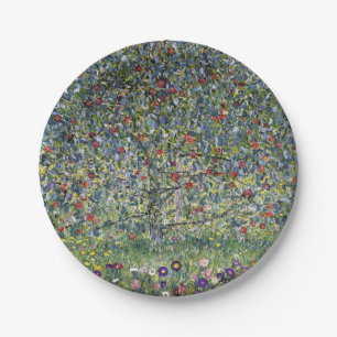 The Apple Tree (by Gustav Klimt) Paper Plate
