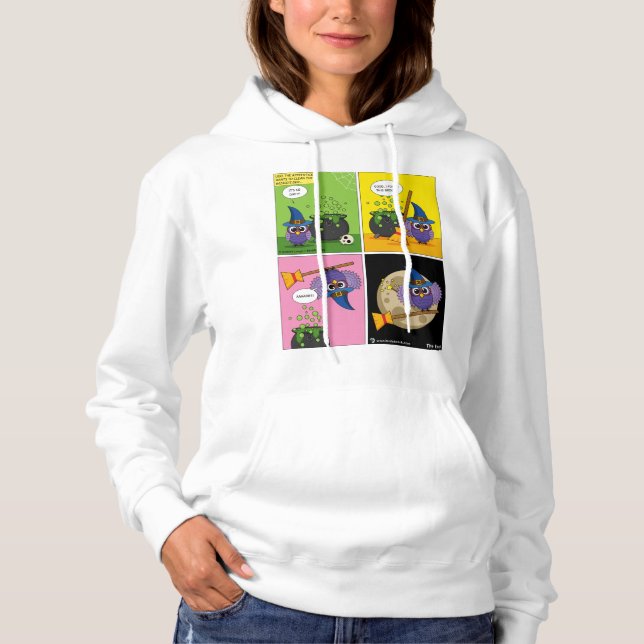 The Apprentice Wizard - Cleaning Comic Hoodie (Front)