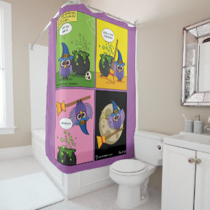 The Apprentice Wizard - Cleaning Shower Curtain