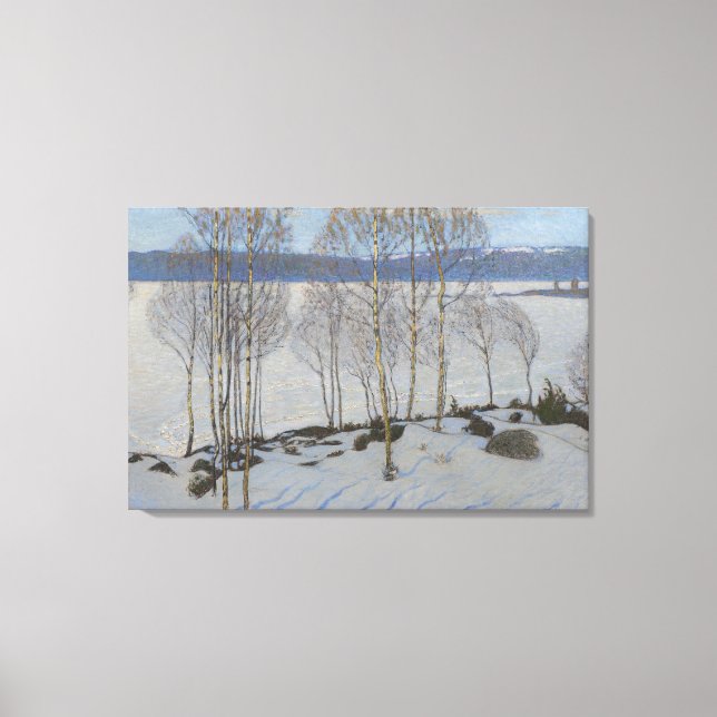 The Approach of Spring, 1903 (oil on canvas) Canvas Print (Front)