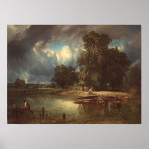 The Approaching Storm - Constant Troyon Fine Art Poster