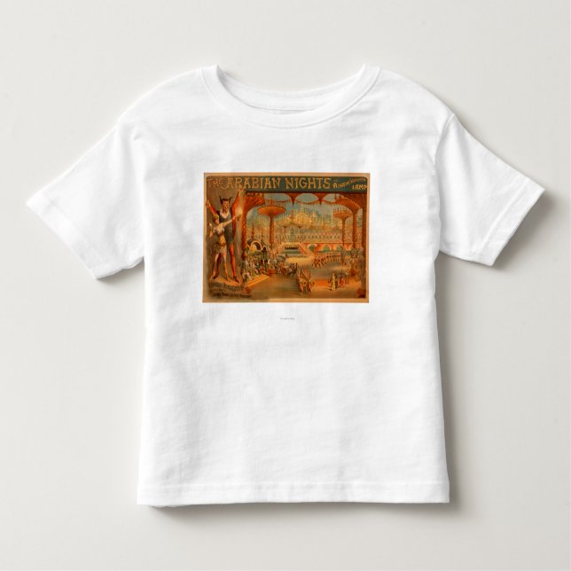 The Arabian Nights - Aladdin's Wonderful Lamp Toddler T-Shirt (Front)