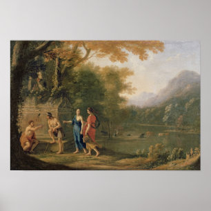 The Arcadian Shepherds Poster