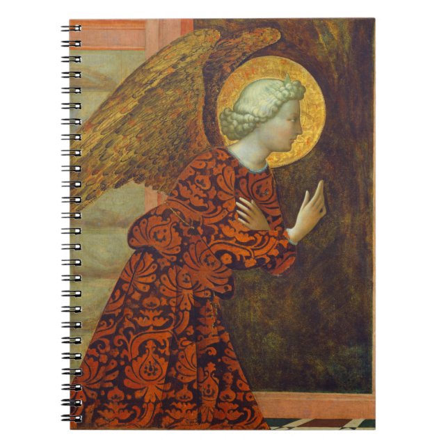 The Archangel Gabriel, c. 1430 (tempera on panel) Spiral Notebook (Front)