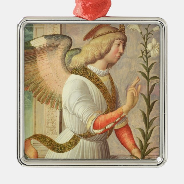 The Archangel Gabriel (panel) Metal Tree Decoration (Front)