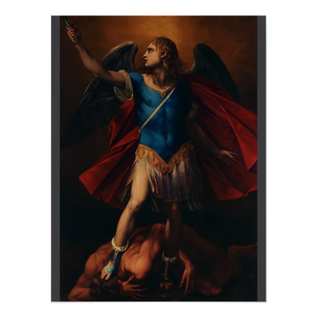 The Archangel Michael by Cavaliere d'Arpino Poster (Front)