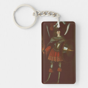 The Archangel Michael by Francisco de Zurbarán Key Ring