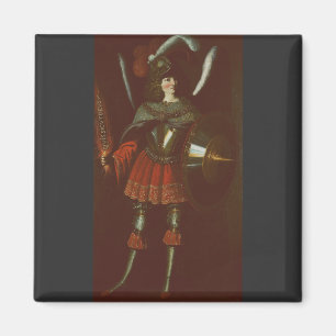 The Archangel Michael by Francisco de Zurbarán Magnet