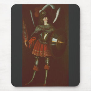 The Archangel Michael by Francisco de Zurbarán Mouse Pad