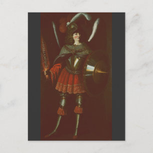 The Archangel Michael by Francisco de Zurbarán Postcard