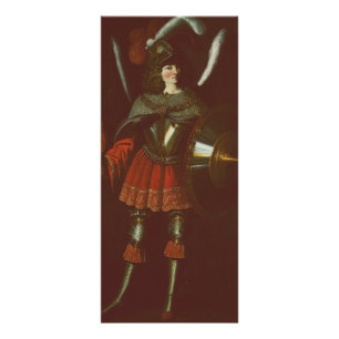 The Archangel Michael by Francisco de Zurbarán Rack Card