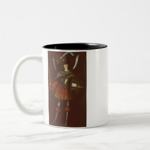 The Archangel Michael by Francisco de Zurbarán Two-Tone Coffee Mug