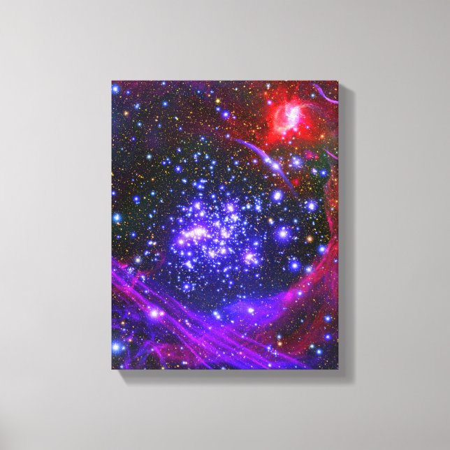 The Arches star cluster deep inside the hub Canvas Print (Front)