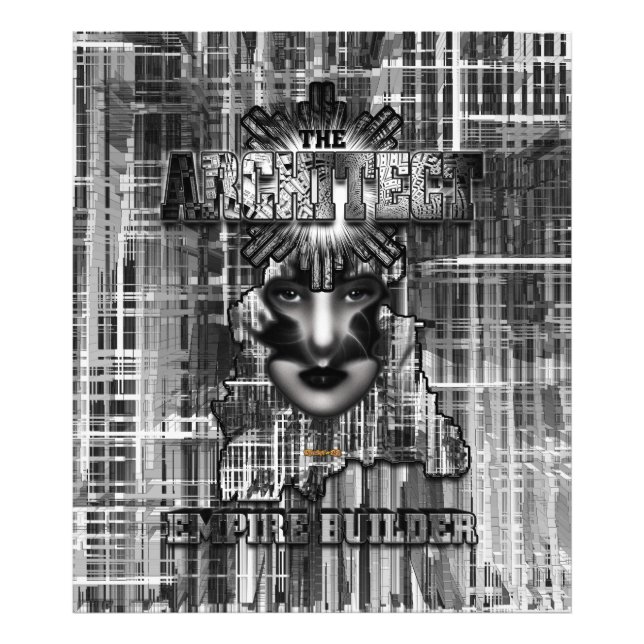 The Architect_Empire Builder Abstract Digital Art Photo Print (Front)