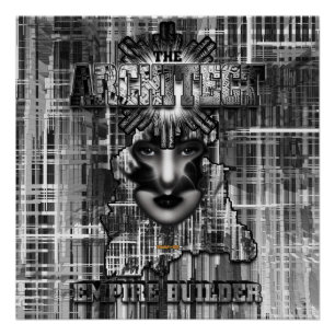 The Architect_Empire Builder Abstract Digital Art Poster