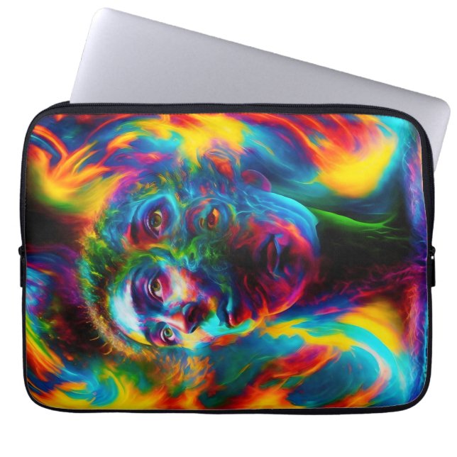 The Architect Surreal Art Laptop Sleeve (Front)