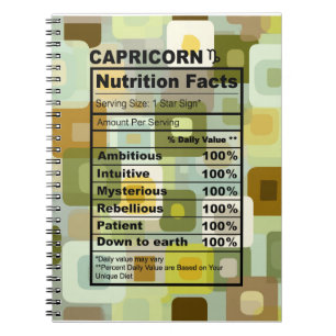 🐐 The Architect's Journal: Capricorn Edition Notebook