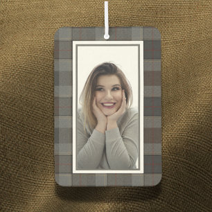 The Archivist’s Vault: Custom Tartan Photo Charm Car Air Freshener