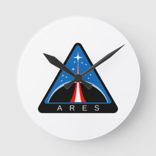 The Ares V Watch Round Clock