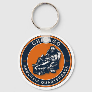 The Armchair QB Chicago Football Key Chain