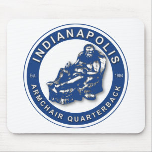 THE ARMCHAIR QB - Indianapolis Mouse Pad