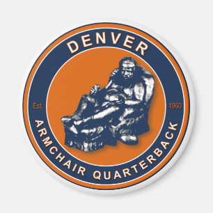 The Armchair Quarterback - Denver Football Magnet