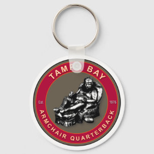 The Armchair Quarterback - Tampa Bay Football Key Ring