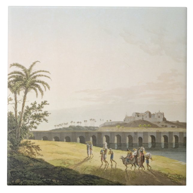 The Armenian Bridge, near St. Thomas's Mount, Madr Tile (Front)