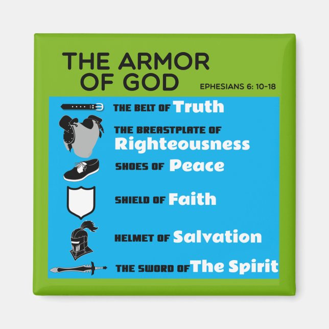 The Armour of God  Magnet (Front)