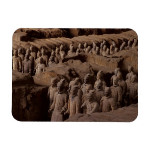 The Army of terra cotta warriors at Emperor Qin Magnet