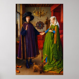 The Arnolfini Portrait by Jan van Eyck Poster