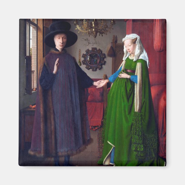 The Arnolfini Portrait, Jan van Eyck Magnet (Front)