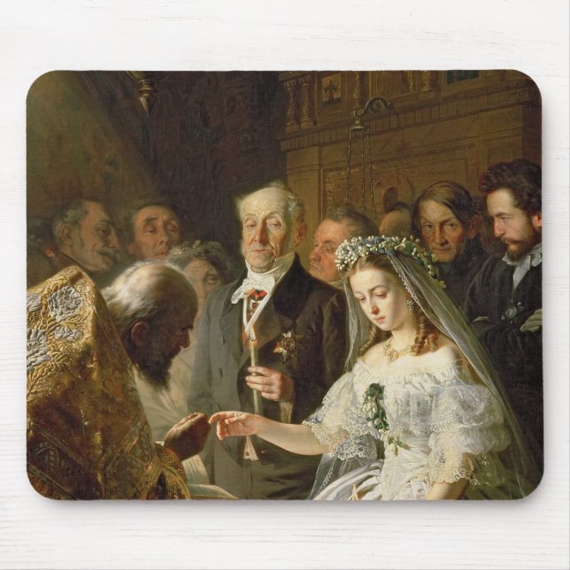 The Arranged Marriage, 1862 Mouse Pad (Front)
