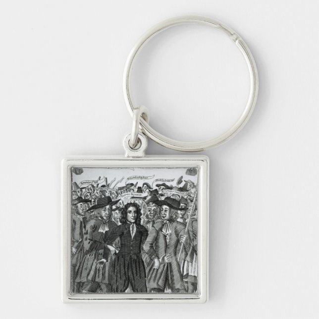 The Arrest of Judge Jeffreys  1689 Key Ring (Front)