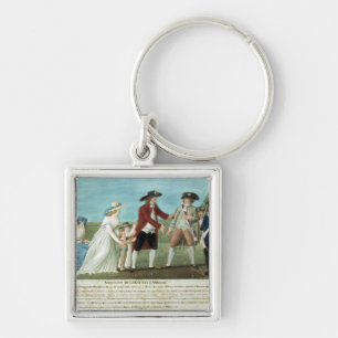 The Arrest of Louis XVI and his family Key Ring