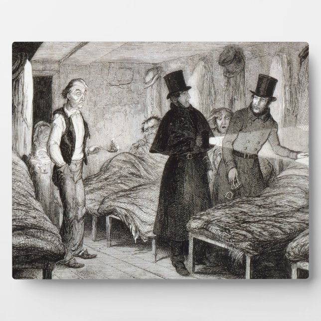 The Arrest of the Boy, plate 4 from 'The Drunkard' Plaque (Front)