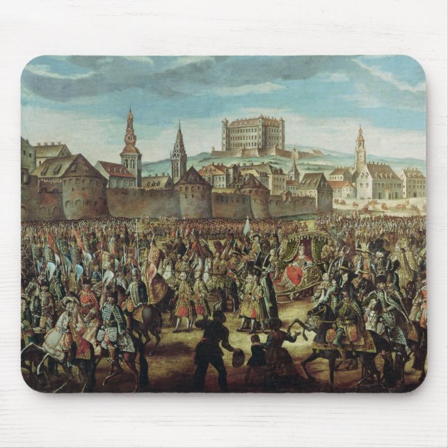 The Arrival of Empress Maria Theresa of Mouse Pad (Front)