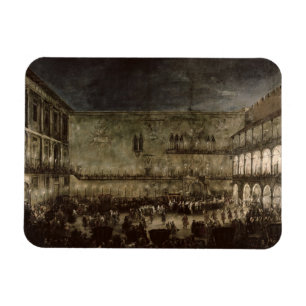 The Arrival of Princess Amelia of Saxony, in a Car Magnet