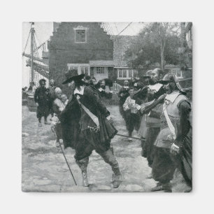 The Arrival of Stuyvesant in New Amsterdam Magnet