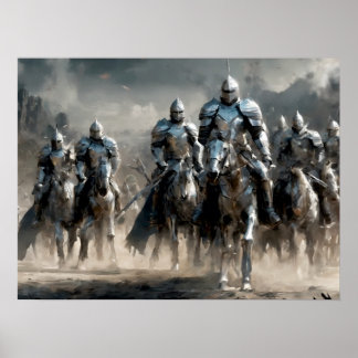The Arrival of the Knights Poster