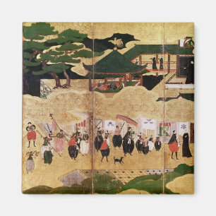 The Arrival of the Portuguese in Japan 3 Magnet