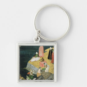 The Arrival of the Portuguese in Japan Key Ring