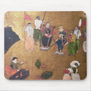The Arrival of the Portuguese in Japan Mouse Pad