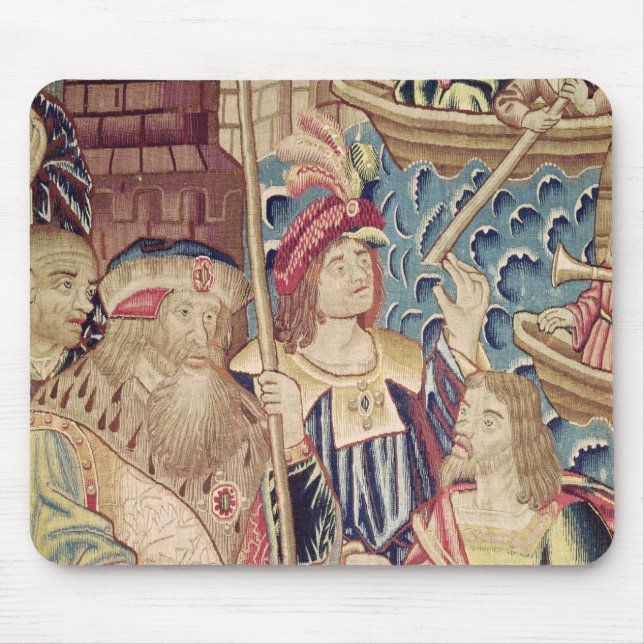 The Arrival of Vasco da Gama  in Calicut Mouse Pad (Front)