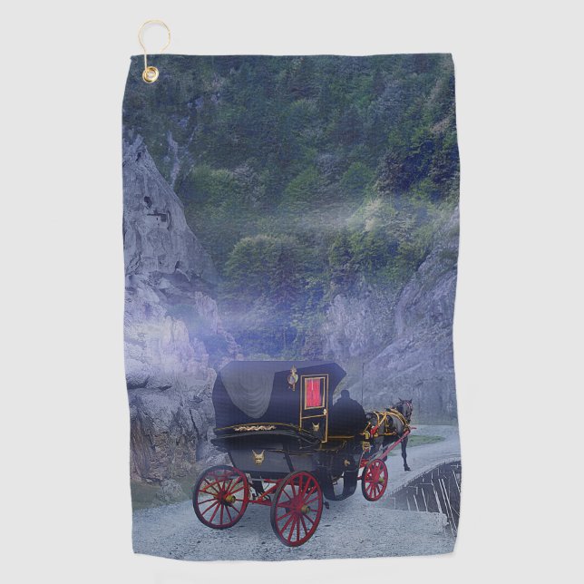 The Arriving Golf Towel (Front)