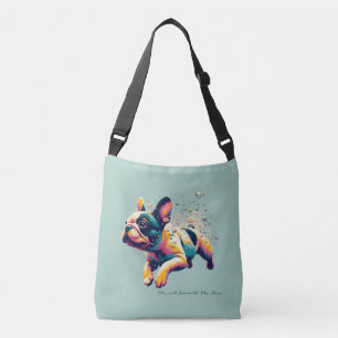 The Art Beneath the Blue Crossbody Bag