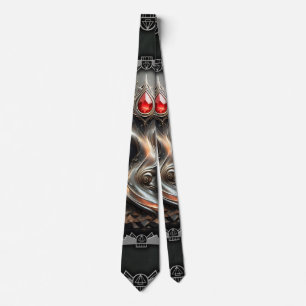  The Art Deco Tree of Life design.  Tie