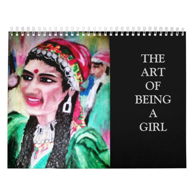 THE ART OF BEING A GIRL calendar (Cover)