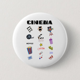 The Art of Cinema 6 Cm Round Badge